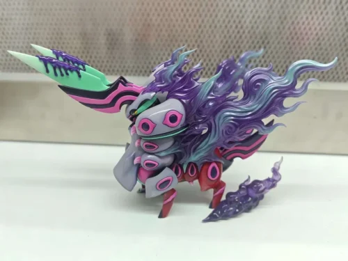 { "alt_text": "DQM Studio's hand-painted Mega Sceptile Pokemon resin statue. Dynamic, limited edition figure with vibrant battle details."
