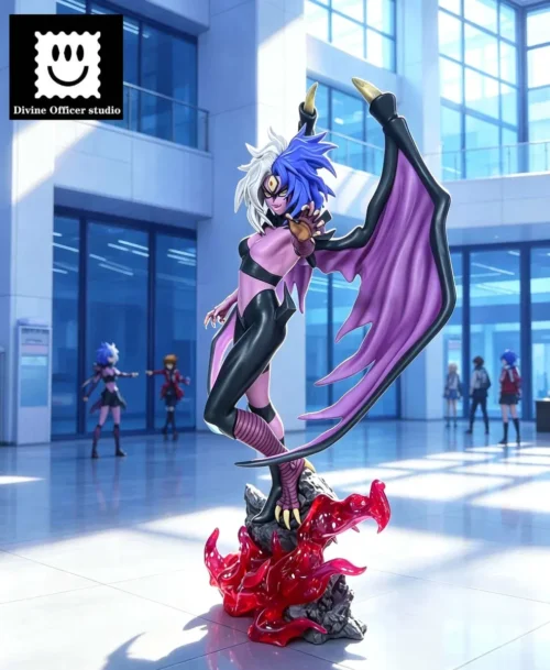 "Dynamic Yubel Yu-Gi-Oh! GX resin statue by Divine Officer Studio, showcasing high-detail multi-winged ethereal form, a limited edition collectible."