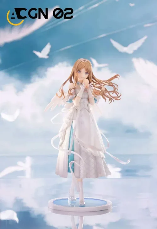 "Ultra-limited Nagasaki Soyo Angel Ver. figure, exquisitely hand-painted, showcasing ethereal wings and her exclusive BanG Dream! It's MyGO!!!!!."