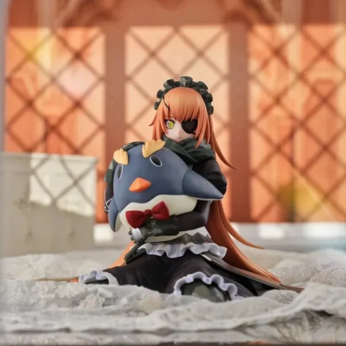 "Authentic, high-detail Overlord CZ2128 Delta statue, premium combat maid figure with sci-fi weapon and intricate uniform."