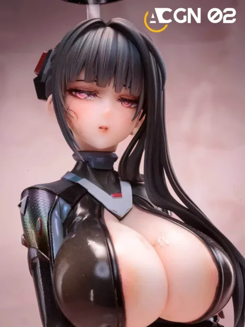 "1/7 Tsukatsuki Rio Battle Suit 2.0 Blue Archive statue, displaying meticulously hand-painted details, premium finish, and dynamic pose."