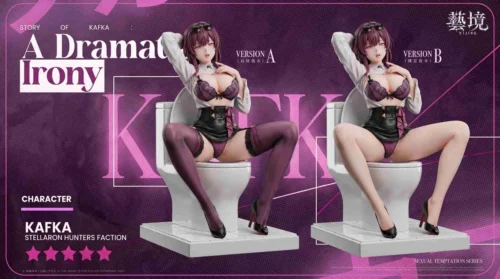 "Premium 1/6 Kafka Honkai Star Rail resin statue by Yijing Studio. This limited edition figure showcases her sleek, enigmatic pose and customizable."