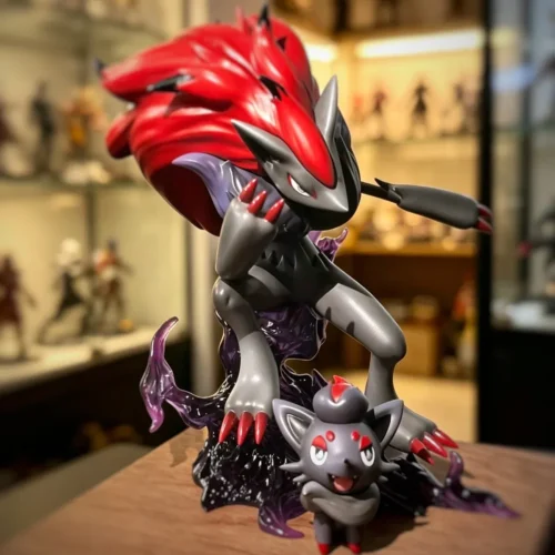 "Xingxing Studio's limited 1/20 Zoroark Pokemon figure: dynamic dark mystique, powerful illusions, and bonus features."