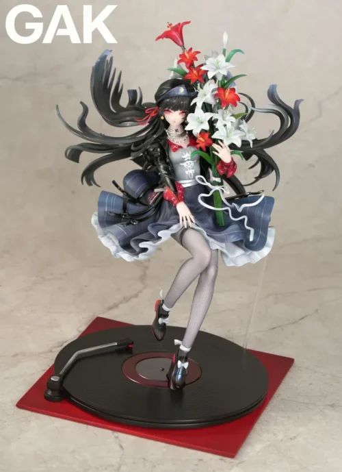 "Exquisite 1/7 Chixia Wuthering Waves resin statue by GAK Studio, showcasing its powerful aura and intricate sculptural details from multiple angles."