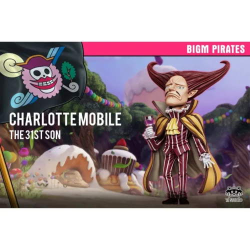 "Exquisite Charlotte Mont-d'Or One Piece YZ Studio resin figure. Dynamic pose, vibrant colors, and intricate sculpted details shown from multiple."