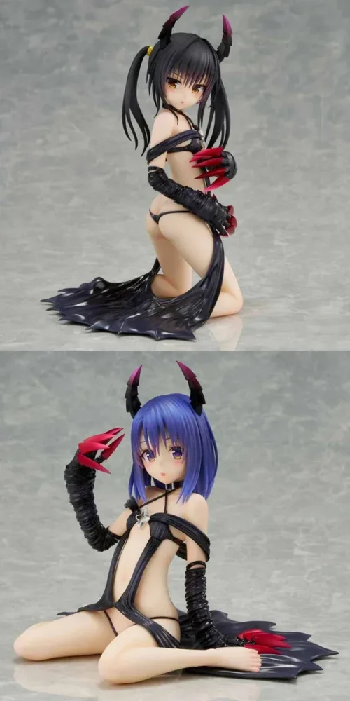 "Dynamic To Love-Ru Darkness Yui Kotegawa & Haruna Sairenji fillette ver. statues. Premium sculpts capture their vibrant schoolgirl charm."