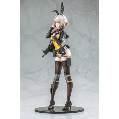 "Detailed gallery views of the Victor Battlefield Bunny Ver. Kotobukiya statue, showcasing her dynamic pose, intricate tactical bunny design."