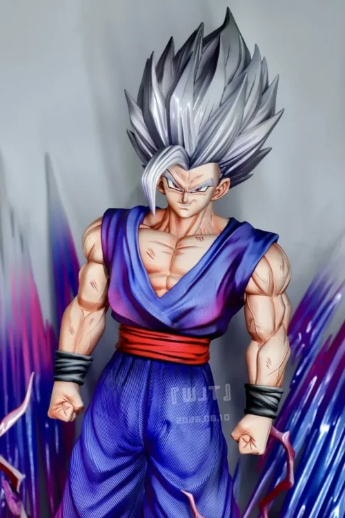 "Stunning 1/6 WJT.Studio Beast Gohan Dragon Ball resin statue, capturing his ultimate power in a dynamic, limited edition pose with exquisite detail."