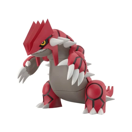"Legendary Groudon Pokemon statue by Bandai Shokugan Studio, a premium reissue capturing the ground-type titan in dynamic, meticulous detail."