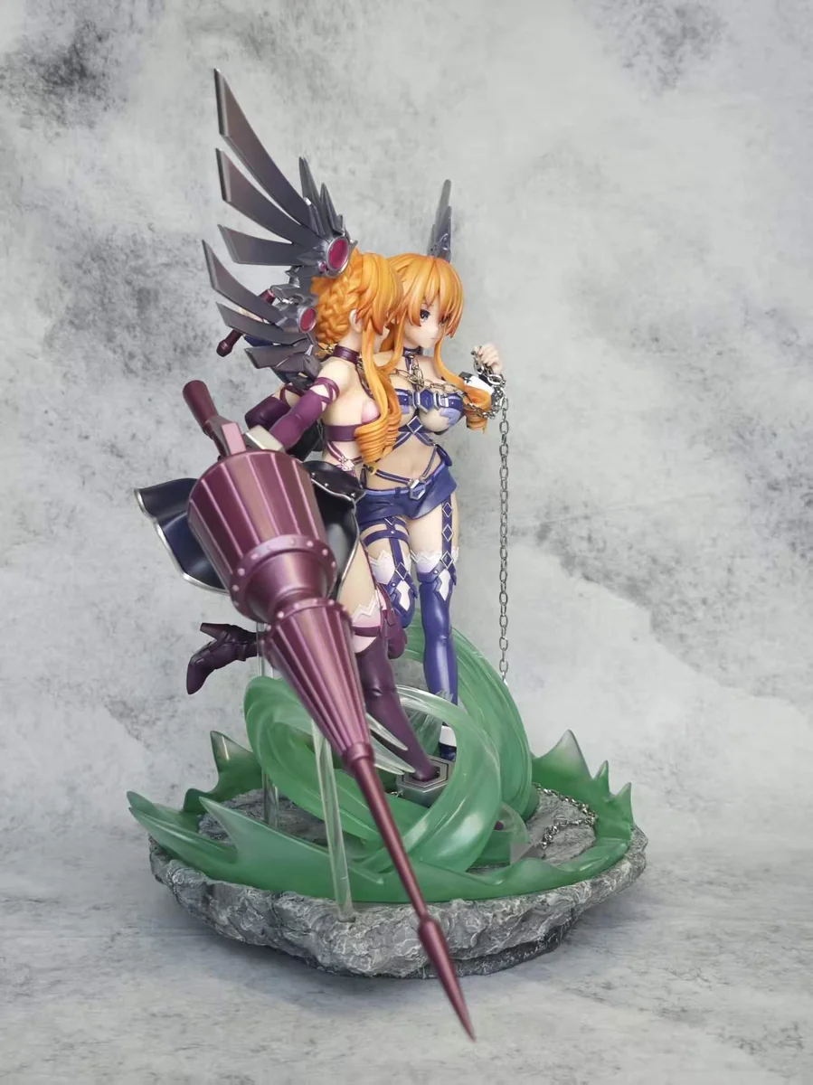 "Dynamic Yamai Kaguya & Yamai Yuzuru Date A Live figures, showcasing their intricate wing effects and premium sculptural details from multiple angles."