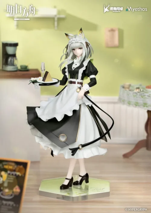 "Authentic Arknights Kal'tsit: Timeless Relic 1/8 scale statue. Exquisite Myethos Studio figure in a powerful dynamic pose with intricate details."