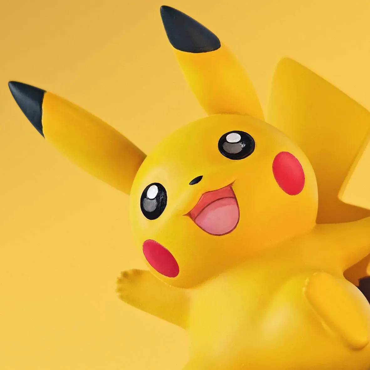 "Limited Edition 1/10 Pikachu 30th Anniversary Card Figure. Dynamic poses, intricate details from various angles, vibrant classic Pokémon card art."
