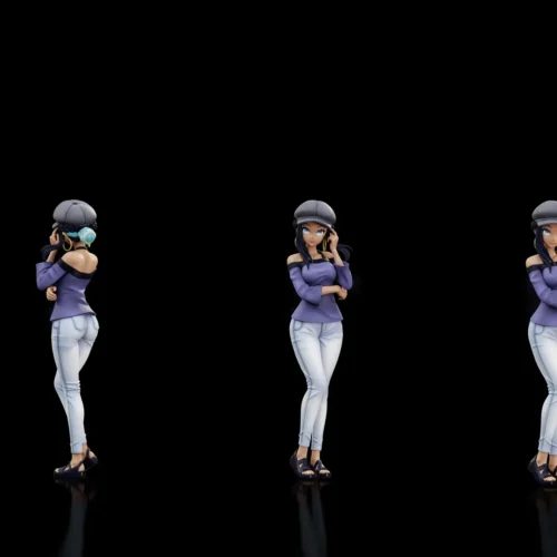"Limited edition 1/20 Nessa & Dawn Wings Lunala PokƩmon statue. Dynamic sculpt, ethereal energy, and Galar details from multiple angles."