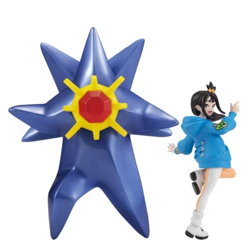 "Exquisite Bandai Shokugan Diantha & Mega Gardevoir Pokémon statue, showcasing their dynamic pose and vibrant colors. A premium collectible figure."