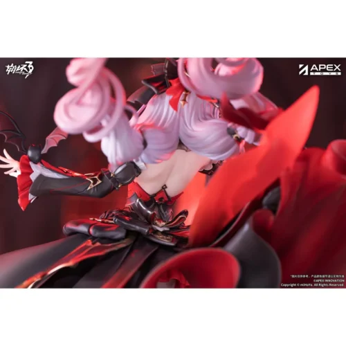 "Honkai Theresa Figure: 1/7 Pledge of Moonlight statue. Stunning ethereal angelic pose and intricate celestial altar details by APEX."