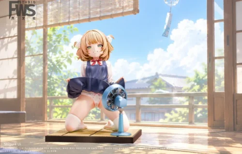Captivating Shigure Ui 1/6 exclusive limited edition resin statue from FWS Studio, showcasing her vibrant, dynamic water.
