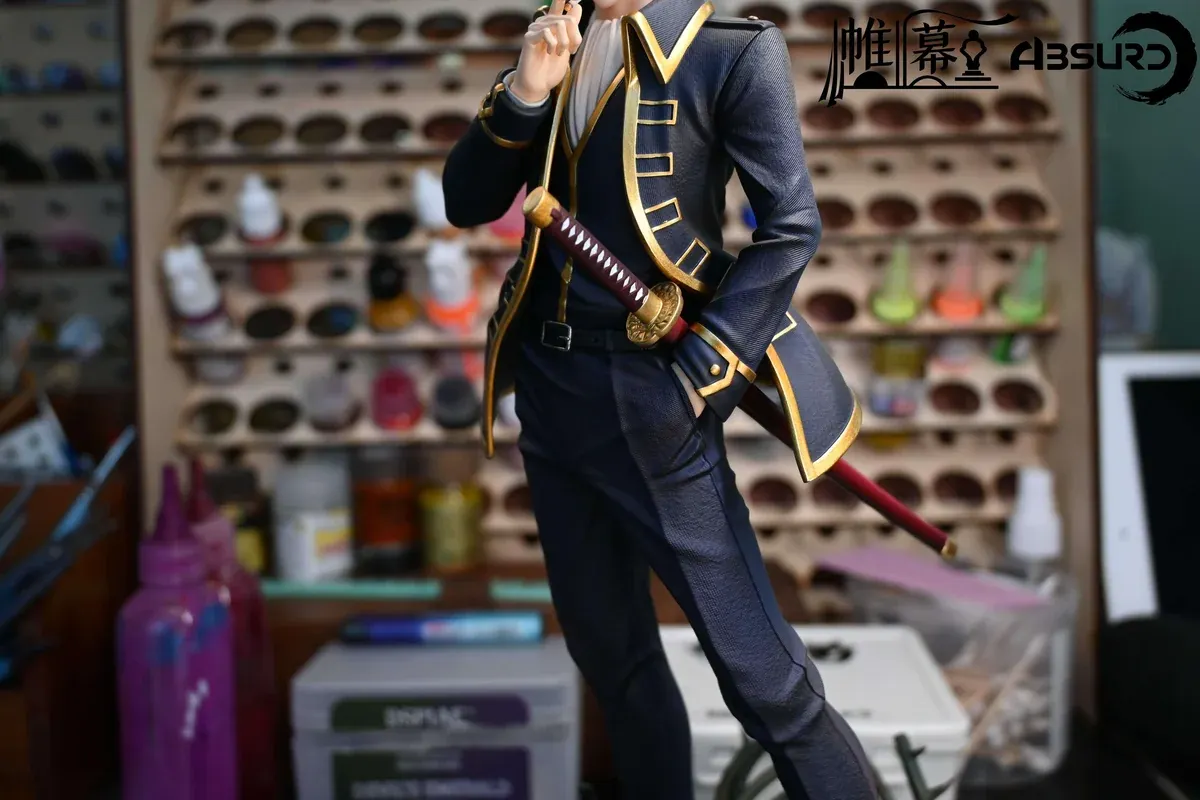 Standard Edition 1/6 Gintama Toshiro Hijikata statue, an ultra-limited collectible with dynamic pose and intricate uniform.