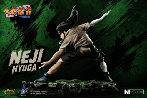 "Official 1/6 Hyuga Neji Naruto LED statue. Dynamic Byakugan pose, glowing Tai Chi base. Limited edition details from all angles."