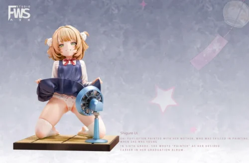 Exclusive 1/6 Shigure Ui resin statue by FWS Studio. Detailed views highlight vibrant summer and dynamic water sculpt.