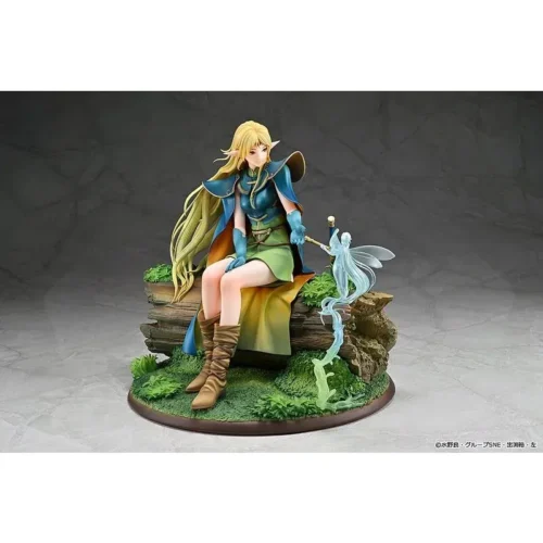 "Deedlit Record of Lodoss War statue by Kaitendoh Studio, showcasing her iconic ethereal grace and dynamic pose from various angles."