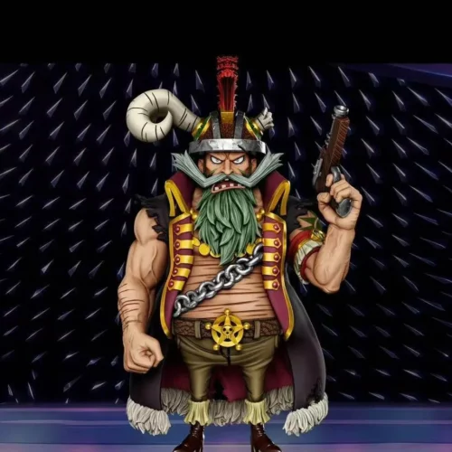 "Dynamic A+ Studio Byrnndi World One Piece statue from multiple angles, showcasing the iconic villain's menacing pose and intricate collector's detail."