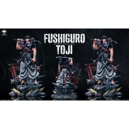 "1/6 Fushiguro Toji Jujutsu Kaisen statue by Joker Studio, showing imposing presence and premium detail. Limited edition features powerful dual head."