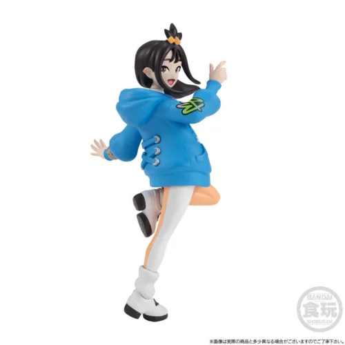 "Exquisite Bandai Shokugan Diantha & Mega Gardevoir Pokémon figure gallery, highlighting its dynamic pose, vibrant colors, and intricate details."