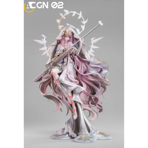 "Premium 1/7 Arknights Rhemuan resin statue. Showcasing her elegant design, dynamic pose, and intricate hand-painted details. A limited edition figure."