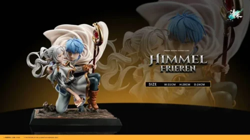 "Dynamic Limited Edition 1/6 Frieren & Himmel resin statue from Frieren: Beyond Journey's End, capturing an emotionally charged battle with intricate."