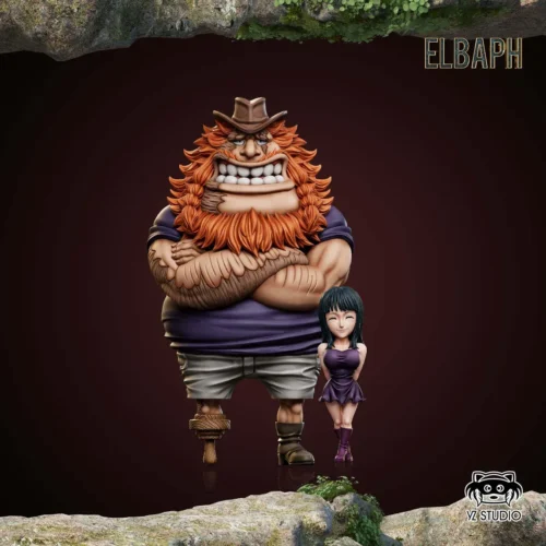 "YZ Studio Nico Robin One Piece statue. Dynamic details, varied angles of her iconic Elbaf Arc reunion, highlighting the exclusive card."