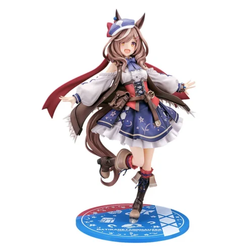 "Matikanefukukitaru Uma Musume: Pretty Derby Phat! statue captures her energetic racing pose with vibrant colors and authentic anime detail."