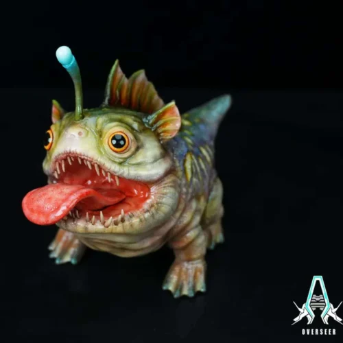 "Iconic Ark: Survival Evolved Bulbdog statue main image, highlighting its detailed bioluminescent features and loyal essence."