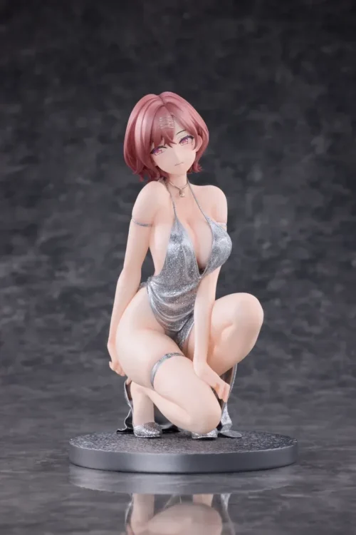 "Exquisite Higuchi Madoka 1/6 Dress Ver. figure statue, showcasing her elegant gown, graceful posture, and intricate details from all angles."