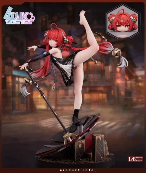 "Exclusive 1/6 Wuthering Waves Suoming resin statue by Lolikoo Studio, capturing her dynamic pose and intricate details for a premium collectible."