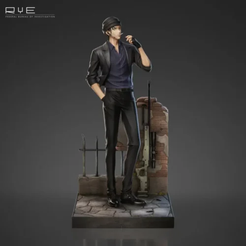 "Premium 1/6 scale Shuichi Akai Detective Conan resin statue, showcasing his iconic cool demeanor and dynamic detail. A must-have collectible."