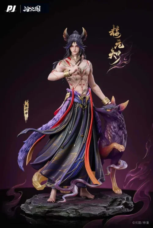 "Officially Licensed 1/6 Cang Yuan Tu Mei Yuanzhi limited edition resin statue shows the graceful Wuxia heroine and elegant winter plum blossoms."