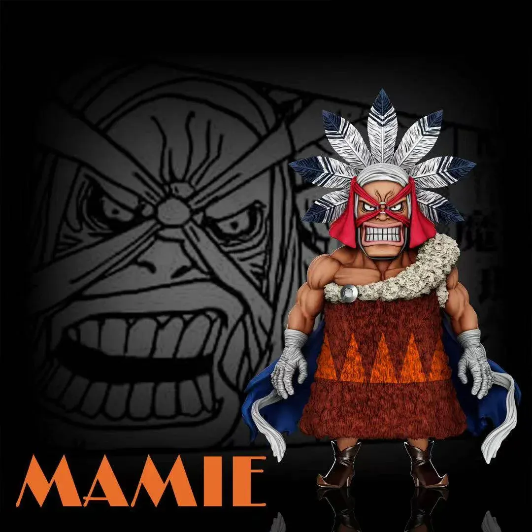 "Premium A+ Studio One Piece Mami figure, dynamically posed with her iconic cleaver, capturing the intense action of Arena Resonance Vol. 23."