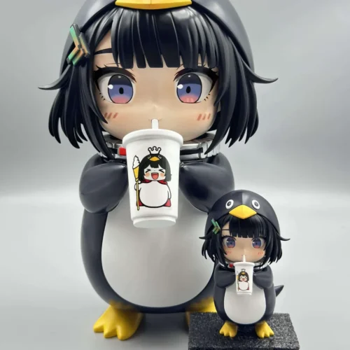 "Arknights Endfield Administrator Gugu Gaga Pro MAX exclusive resin figure. Detailed views showcase her stylized casual pose, milk tea."