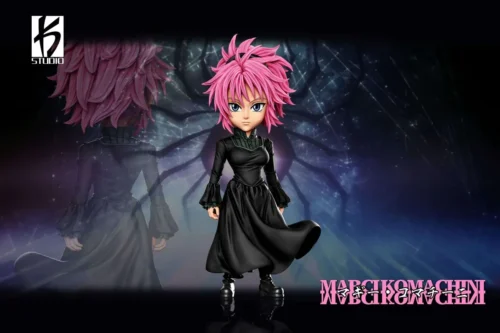 "Premium Hunter x Hunter Machi WCF collectible figure, a stylized KS Studio statue showcasing the cool Phantom Troupe member in her sleek suit."