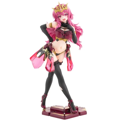 "Kotobukiya Megami Device Durga I Dark Queen Ver. statue: showcasing her striking dark aesthetic, intricate mechanical armor, and powerful regal pose."