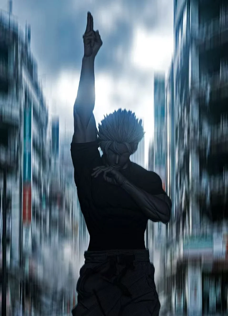 "Gojo Satoru 1/6 Jujutsu Kaisen statue accessory pack with premium, hand-painted interchangeable parts, amplifying the dynamic cursed energy effects."
